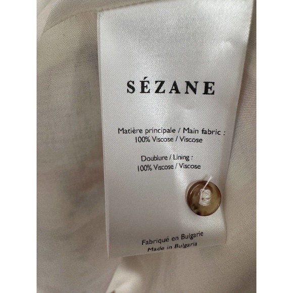 SEZANE ADÈLE DRESS JARDIN SECRET SIZE 38 US 6 - Picture 15 of 16